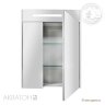 Зеркальный шкаф АКВАТОН Сильва 60 дуб макиато