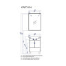 Тумба под раковину АКВАТОН Крит 60 Н венге Тумба под раковину АКВАТОН Крит 60 Н венге