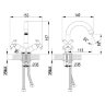Смеситель для раковины Lemark Practica LM7507C Смеситель для раковины Lemark Practica LM7507C