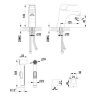 Смеситель для раковины Lemark Unit LM4516C Смеситель для раковины Lemark Unit LM4516C