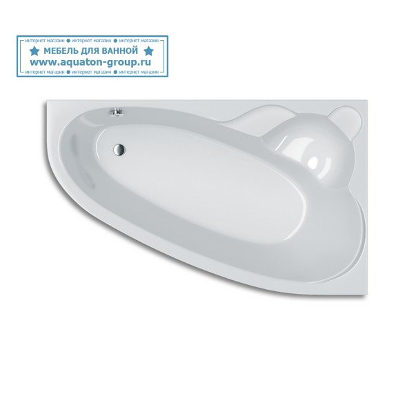 Ванна акриловая Koller Pool Nadine 150х100 R Асимметричная, белая Ванна акриловая Koller Pool Nadine 150х100 R Асимметричная, белая